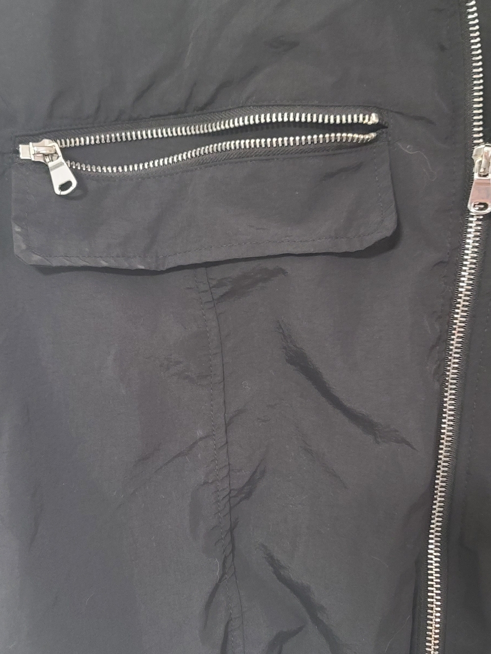 FASHION NOVA Black Zip-Front Cropped Jacket - Picture 4 of 11